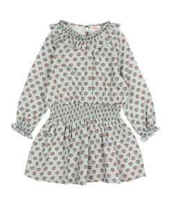 Buho Barcelona - Kleid doppellagig, eucalyptus, Bio-Baumwolle