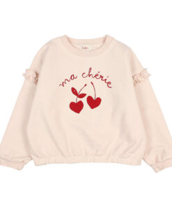 Buho Barcelona - Sweatshirt "Chérie", creme, Baumwolle