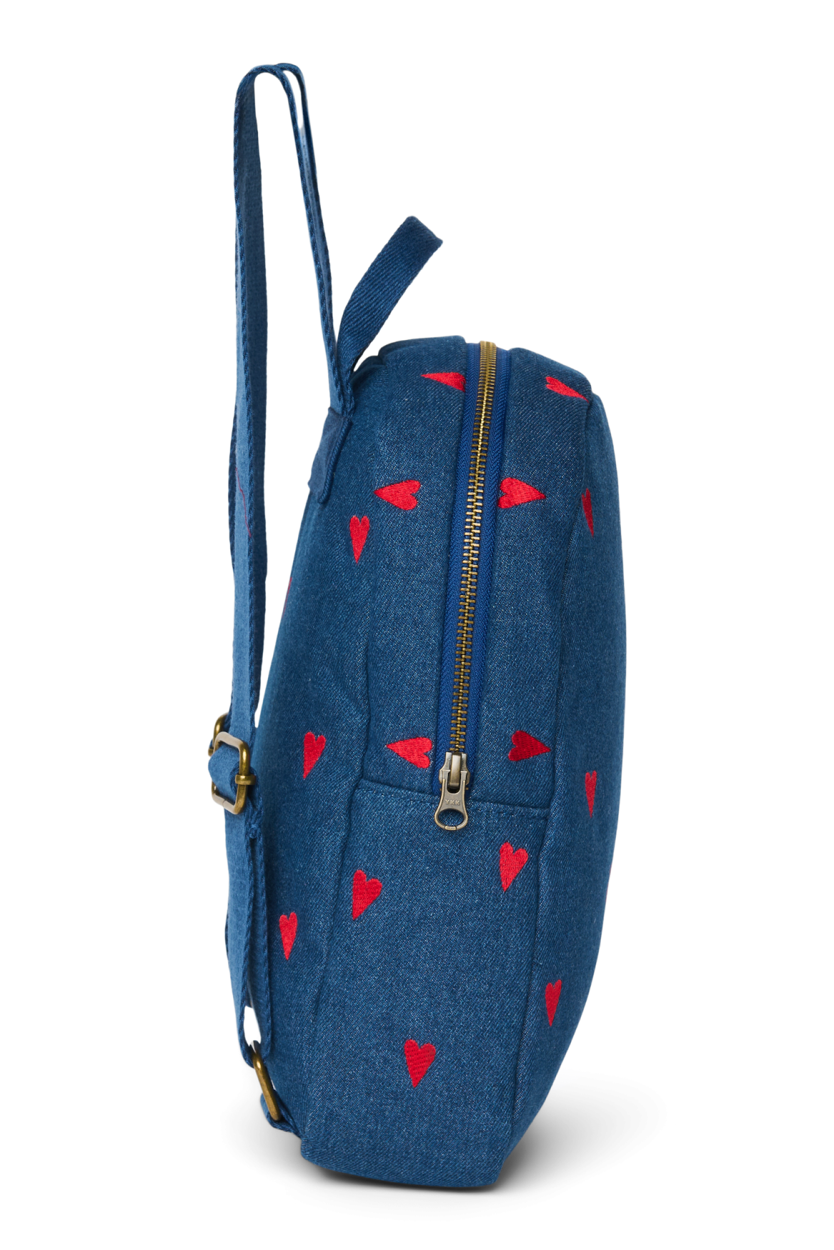 Studio Noos - Rucksack Mini "Dark Denim" Red Hearts – Bild 3