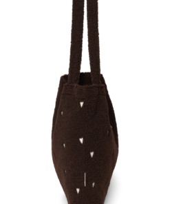 Studio Noos - Mom Bag "Teddy Chocolate" White Hearts – Bild 3