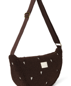 Studio Noos - Bauchtasche Fanny Pack "Dark Chocolate" White Hearts – Bild 3
