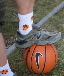 MY DAY MY DREAM - Socken "Basketball", weiß, Baumwolle – Bild 5