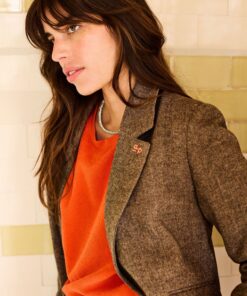 Arsène et les Pipelettes - Blazer Women, Tailliert, Taupe – Bild 3