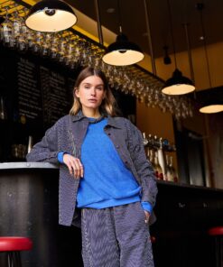Arsene et les Pipelettes - Sweatshirt Women Frottee, Kobaldblau – Bild 2