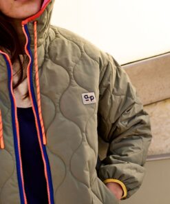 Arsène et les Pipelettes - Parka Women, wendbar, Khaki Pink – Bild 4