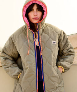 Arsène et les Pipelettes - Parka Women, wendbar, Khaki Pink – Bild 3