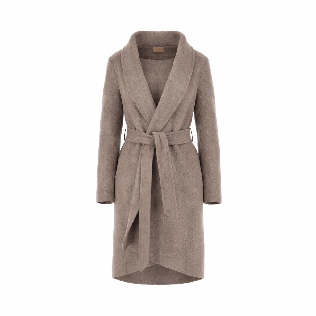 Alwero - Wollmantel Woman "DANIELLE", MOUSE - PreOrder – Bild 2