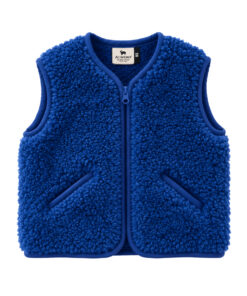 Alwero - Bodywarmer "POS" Junior, BlueBlue, ultra light, Merinowolle