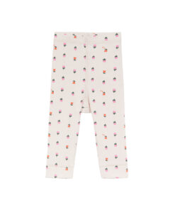 Arsene et les Pipelettes - Leggings Baby, gerippt, ecru, Biobaumwolle