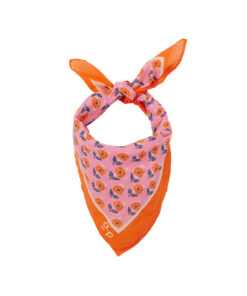 Arsene et les Pipelettes - Halstuch Blumenmuster, Pink