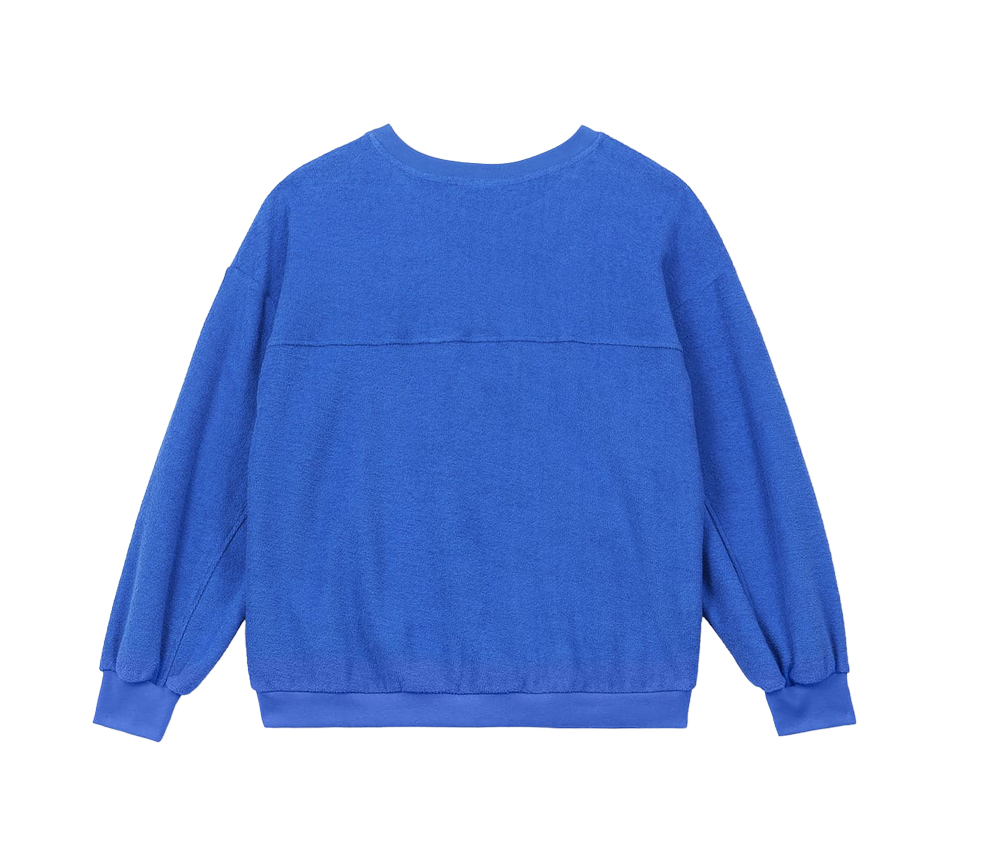 Arsene et les Pipelettes - Sweatshirt Women Frottee, Kobaldblau – Bild 4