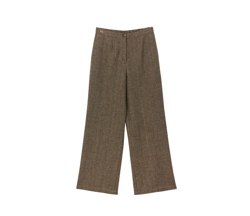 Arsène et les Pipelettes - Hose Women, Tailliert, Taupe