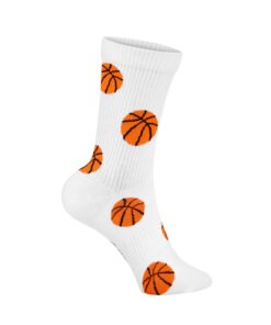 MY DAY MY DREAM - Socken "Basketball", weiß, Baumwolle