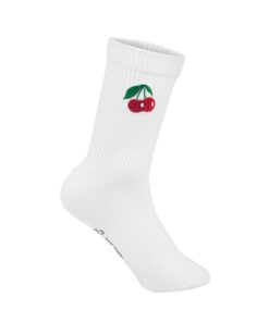 MY DAY MY DREAM - Socken "Cherry", weiß, Baumwolle