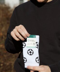MY DAY MY DREAM - Socken "Fußball", weiß, Baumwolle – Bild 6
