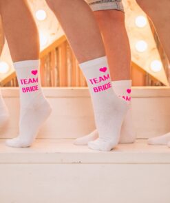 MY DAY MY DREAM - Socken "Team Bride", weiß, Baumwolle – Bild 5
