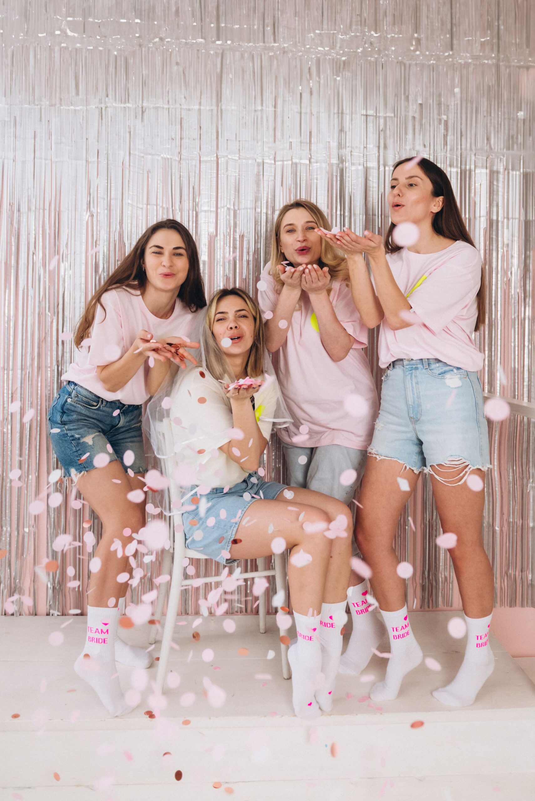 MY DAY MY DREAM - Socken "Team Bride", weiß, Baumwolle – Bild 3