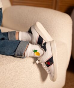 MY DAY MY DREAM - Socken "Lemon", weiß, Baumwolle – Bild 2