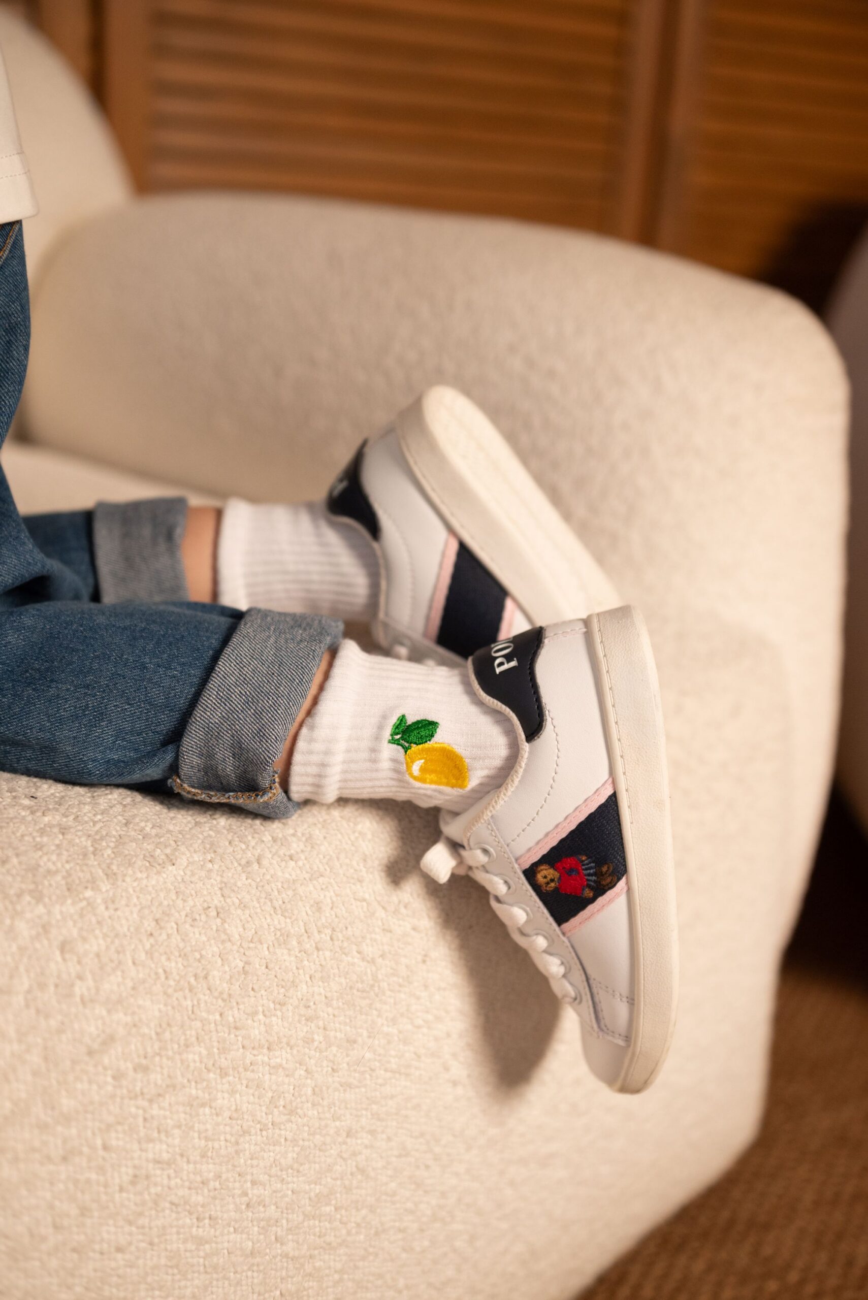 MY DAY MY DREAM - Socken "Lemon", weiß, Baumwolle – Bild 2