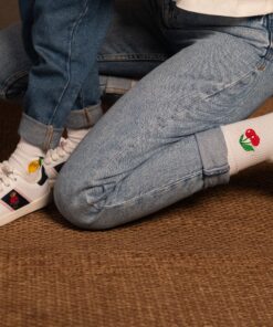MY DAY MY DREAM - Socken "Cherry", weiß, Baumwolle – Bild 2
