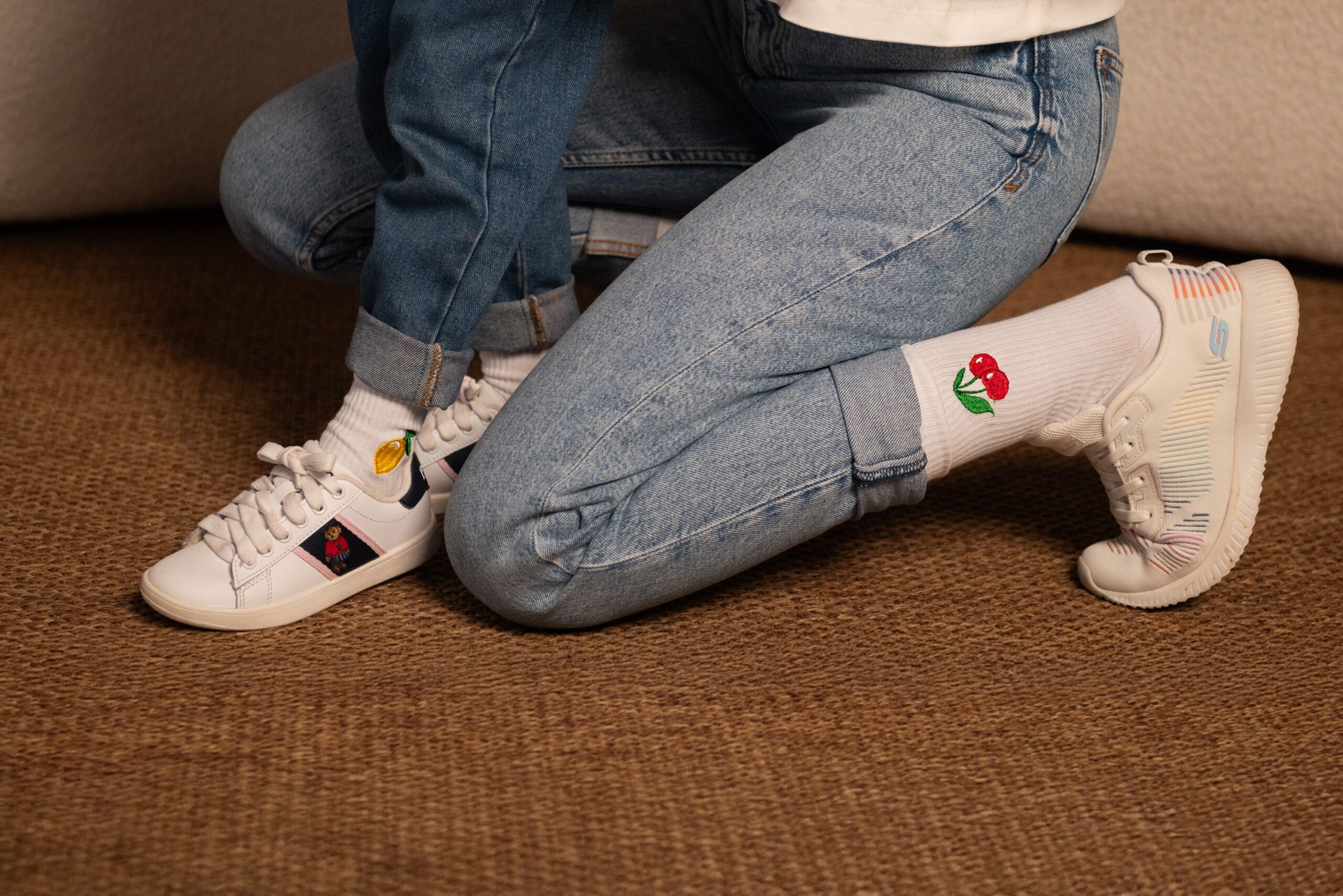 MY DAY MY DREAM - Socken "Cherry", weiß, Baumwolle – Bild 2
