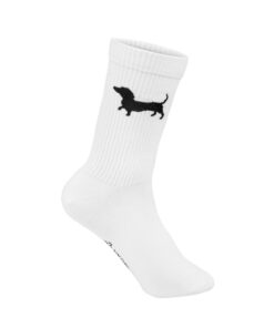 MY DAY MY DREAM - Socken "Dackel", weiß, Baumwolle