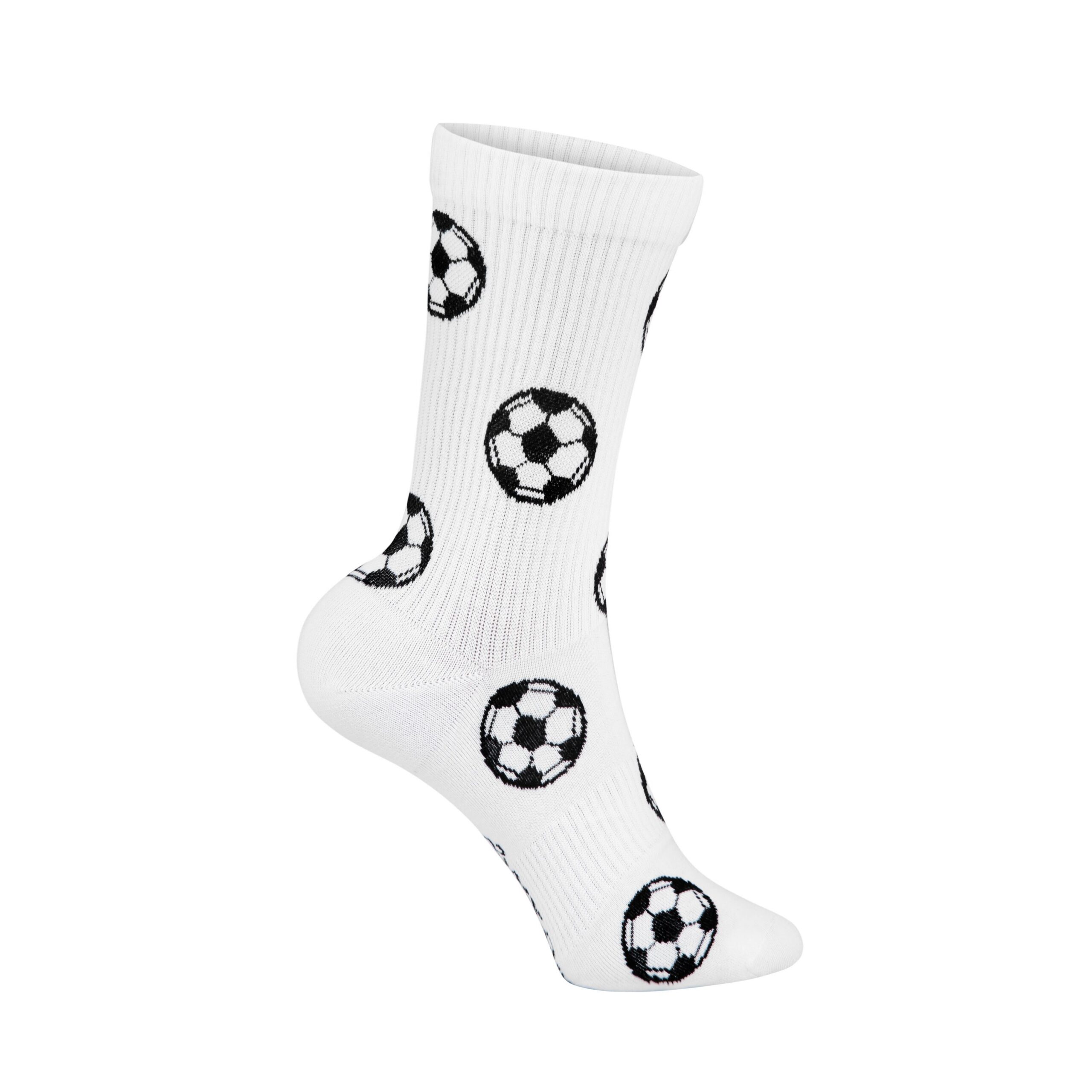 MY DAY MY DREAM - Socken "Fußball", weiß, Baumwolle