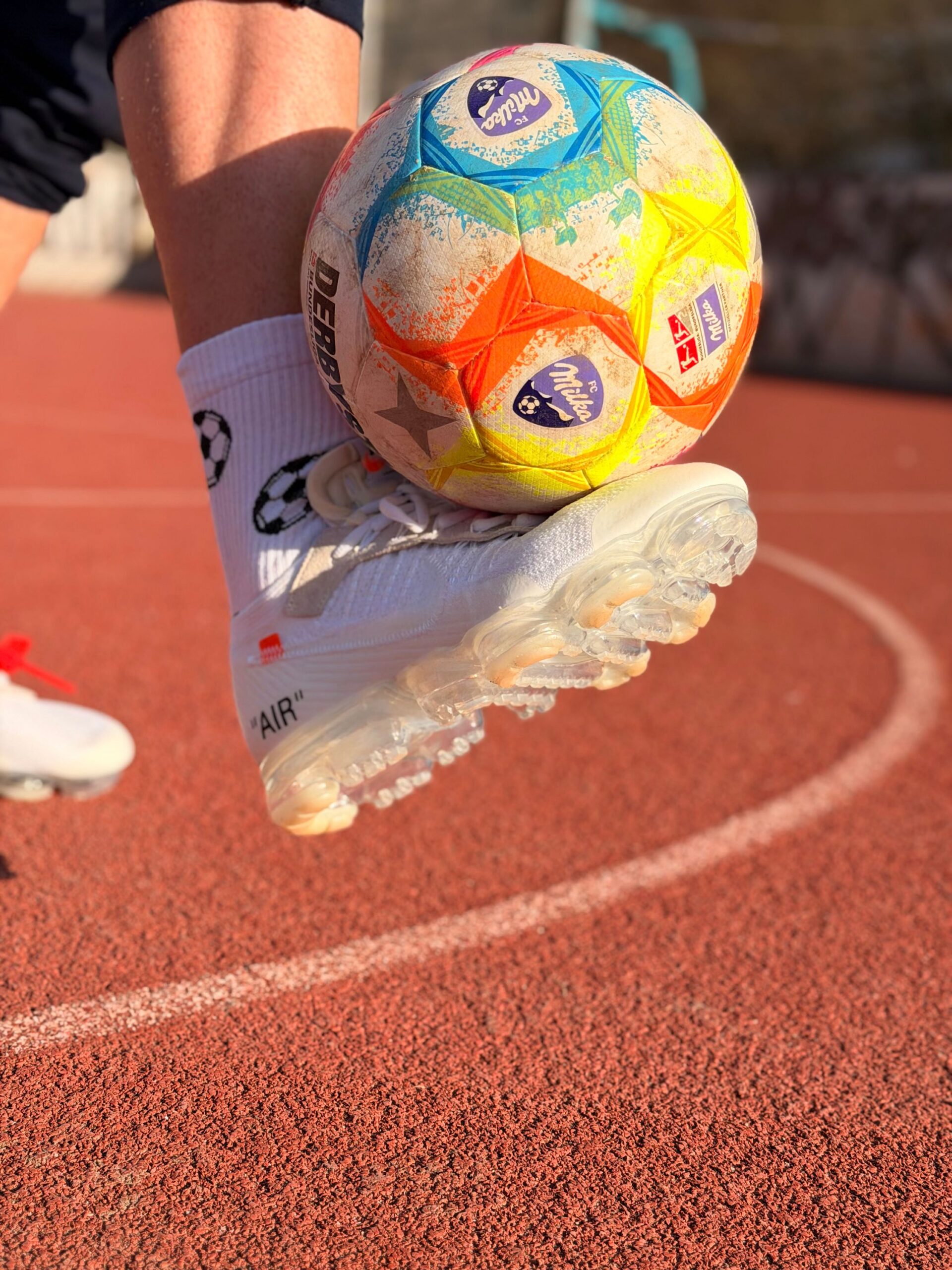 MY DAY MY DREAM - Socken "Fußball", weiß, Baumwolle – Bild 2