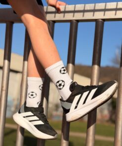 MY DAY MY DREAM - Socken "Fußball", weiß, Baumwolle – Bild 3