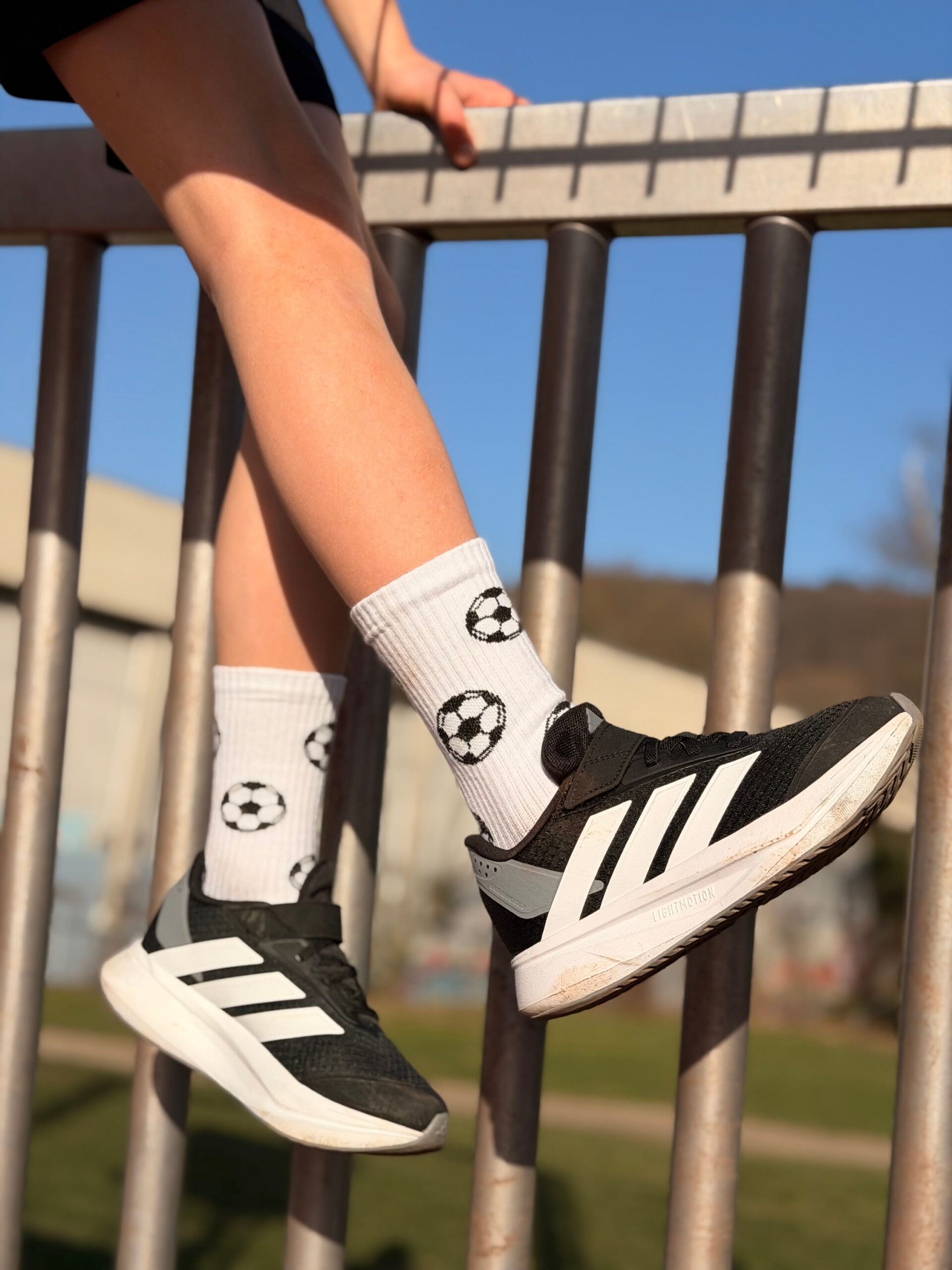 MY DAY MY DREAM - Socken "Fußball", weiß, Baumwolle – Bild 3