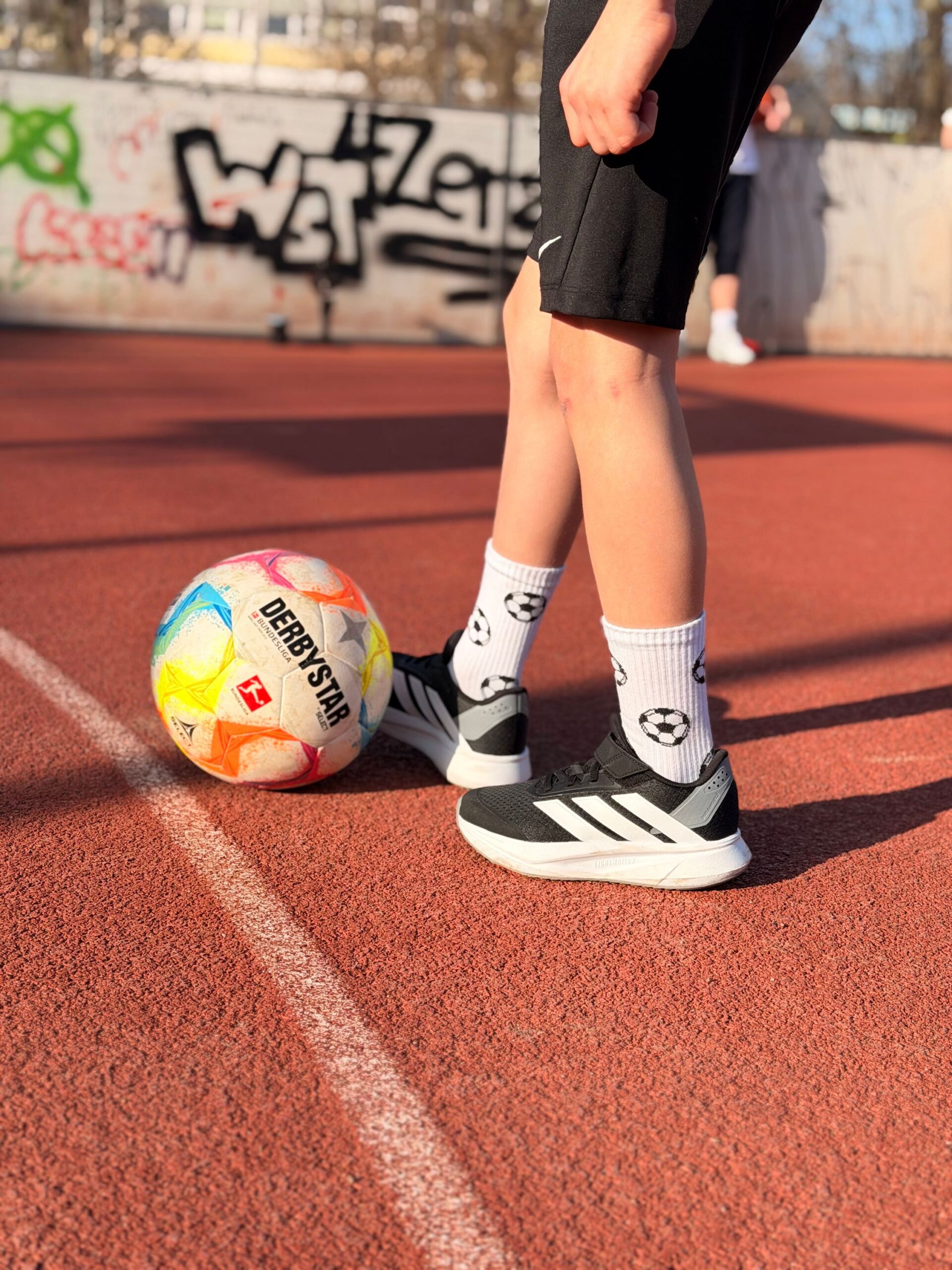 MY DAY MY DREAM - Socken "Fußball", weiß, Baumwolle – Bild 5