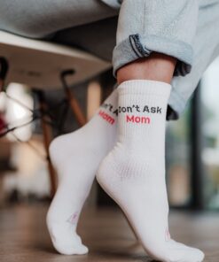 MY DAY MY DREAM - Socken "Dont Ask Mom", weiß, Baumwolle – Bild 4