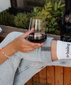 MY DAY MY DREAM - Socken "Drinking Mom", weiß, Baumwolle – Bild 4