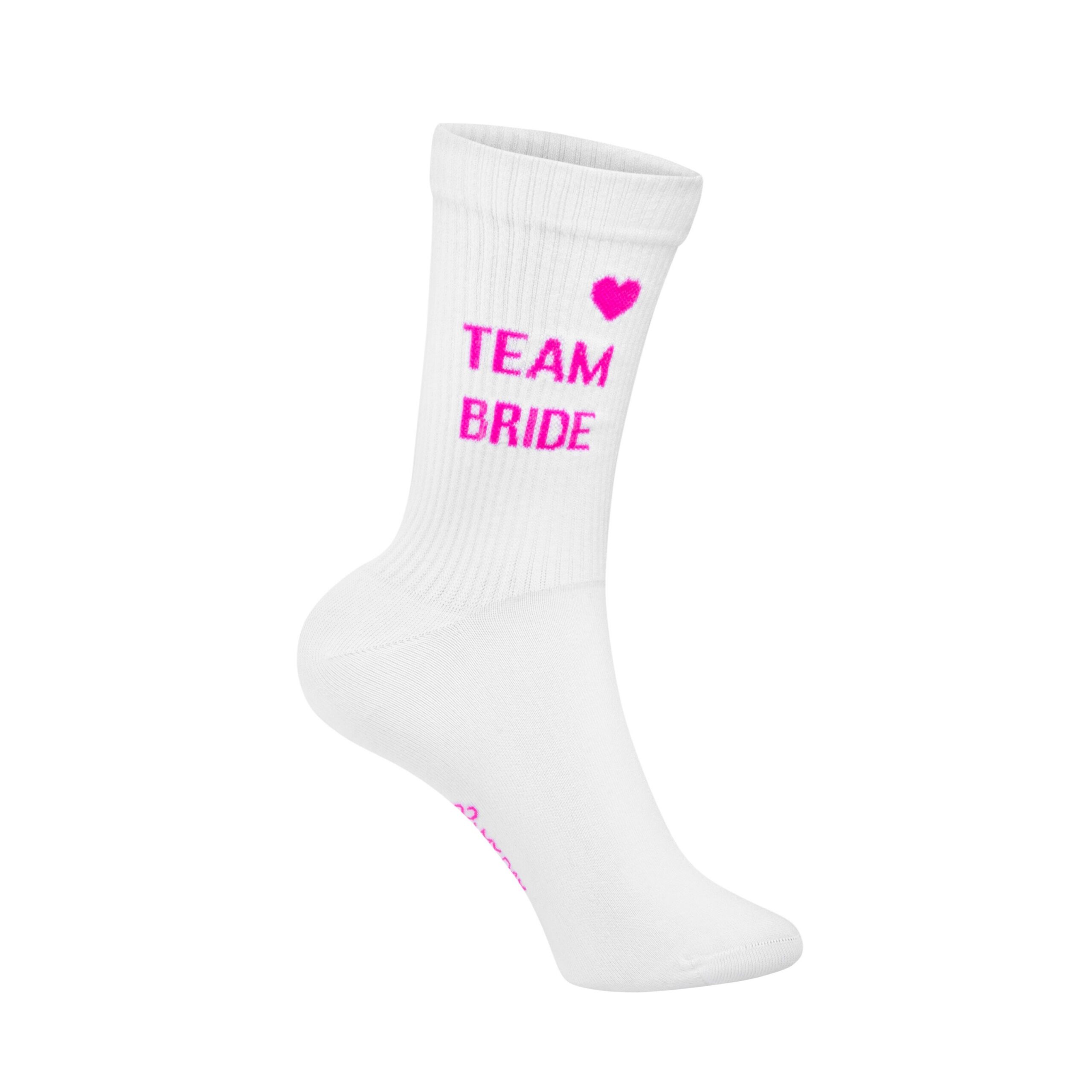 MY DAY MY DREAM - Socken "Team Bride", weiß, Baumwolle