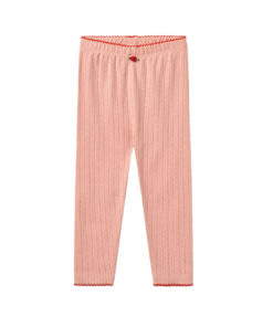 FLÖSS - Leggings "Liva" Pointelle, Rosa, Baumwolle