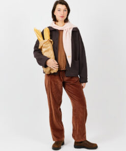 Arsene et les Pipelettes - Dreieckschal Mohair, Ecru, Merinowolle – Bild 3