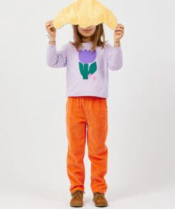 Arsene et les Pipelettes - Longsleeve, FLEUR, lila, Biobaumwolle, GOTS – Bild 2